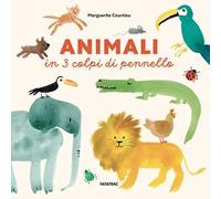 Animali in 3 colpi di pennello. Ediz. a colori