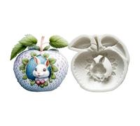 Animali In Silicone | Forma Coniglietto Resistente Al Calore E Riutilizzabile - ni Per Dolci Per Bambini | Per Creazione Di Resina, Cemento, Gesso, Sapone, Casa, Cucina E Pasqua