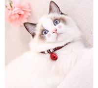 Animali in Stile Giapponese Collare Cat Fit a Mano Kitty Gattino Collare in Nylon Collare di Nylon, #-02, Nylon, Nessuna gemma