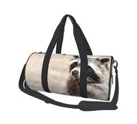 Animali intelligenti Procione Natura, Borsone da viaggio di grande capacità Borsa rotonda Borsa da viaggio sportiva Borsa da viaggio Borsa da fitness