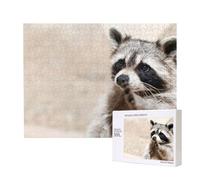 Animali intelligenti Procione Natura,Puzzle in legno da 500 pezzi, gioco di famiglia, puzzle per adulti e adolescenti, decorazioni per la casa