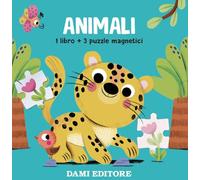 Animali. Libri con puzzle magnetici. Ediz. a colori. Con 3 puzzle
