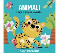 Animali. Libri con puzzle magnetici. Ediz. a colori. Con 3 puzzle - AA.VV.