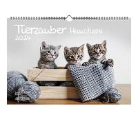 Animali magici animali domestici calendario DIN A3 per 2024 - Seelenzauber