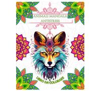 Animali Mandala: Libro da Colorare Antistress per Adulti e Bambini