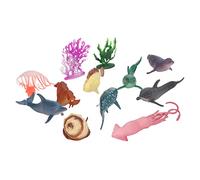 Animali marini Figura Educational Educational Fun Abivie vivide Miglioramento delle abilità linguistiche Modelli di oceano di plastica sicuri 12 pezzi per bambini