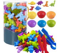 Animali marini Montessori per imparare a contare, 36 pz - Dinosauri
