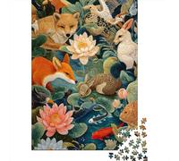 Animali Mondo Animale Giochi di Puzzle Puzzle Impegnativi Idee Regalo per Uomini e Donne Divertimento in Famiglia 1000 pezzi (75x50cm)