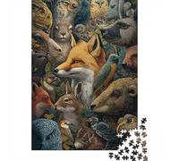Animali Mondo Animale Giochi di Puzzle Puzzle Impegnativi Idee Regalo per Uomini e Donne Divertimento in Famiglia 1000 pezzi (75x50cm)