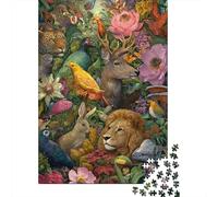 Animali Mondo Animale Giochi Educativi Divertenti per la Famiglia Adatti a Bambini e Adulti Alta Difficoltà 300 pezzi (40x28cm)