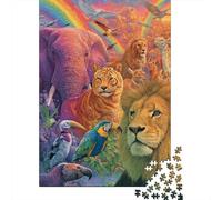 Animali Mondo Animale Giochi Educativi e Didattici Adatti agli Adolescenti con Stile Unico 300 Pezzi (40x28cm)