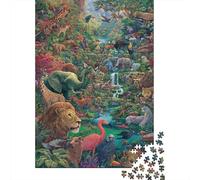 Animali Mondo Animale Giochi Educativi Giochi Puzzle Impegnativi Idee Regalo per Donne e Uomini 300 pezzi (40x28cm)