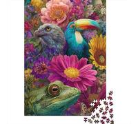 Animali Mondo Animale Giochi Educativi Giochi Puzzle Impegnativi Idee Regalo per Donne e Uomini 500 pezzi (52x38cm)