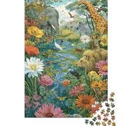 Animali Mondo Animale Un divertente e fantastico gioco di puzzle educativo con un livello di difficoltà molto elevato 300 pezzi (40x28 cm)