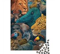 Animali Mondo Animale Un divertente e fantastico gioco di puzzle educativo con un livello di difficoltà molto elevato 1000 pezzi (75x50 cm)