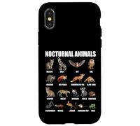 Animali notturni Educativi Fauna Selvatica Scienza Amante della Natura Custodia per iPhone X/XS