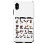 Animali notturni Educativi Fauna Selvatica Scienza Amante della Natura Custodia per iPhone XS Max