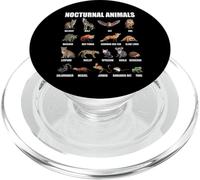 Animali notturni Educativi Fauna Selvatica Scienza Amante della Natura PopSockets PopGrip per MagSafe