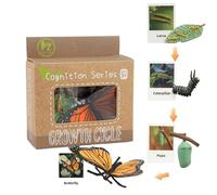 Animali per cicli di vita - Kit giocattoli educativi | Apprendimento la crescita degli animali fissati bambini, modelli biologici realistici Scienze homeschool, assistenza didatt