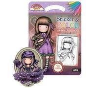 Animali selvaggi. Gorjuss. Sicker & Color. Ediz. a colori. Ediz. a spirale. Con bandana viola