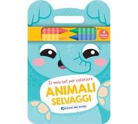 Animali selvaggi. Il mio set per colorare. Ediz. a colori. Con 4 pastelli a cera