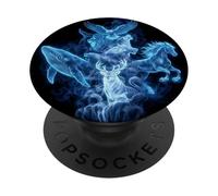 Animali selvatici Balena Aquila Cavallo Blu Lupo Mondo PopSockets PopGrip Adesivo