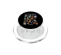 Animali spagnoli alfabeto A-Z ABC della fauna selvatica PopSockets PopGrip per MagSafe