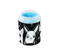 Animali Stick Figure Nero Bianco Riutilizzabile Zampa Pulitore con Morbida Spazzola Massaggio Essenziale Per Tutti I Proprietari di Animali Domestici