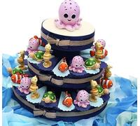 Animali Su Torta Bomboniera a tema giungla, mare, bosco e savana in Composizioni per Battesimo, Prima Comunione e Compleanno (Torta Bomboniere 35 Animali del Mare)