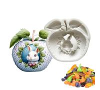 Animali,Utensile Resistente Al Calore Riutilizzabile Antiaderente - ni Per Dolci Per Bambini,per Dolci Resina Creazione Sapone Candelieri Cucina Casa Pasqua Hobby e Artigianato