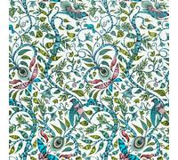 Animalia Rousseau Carta da Parati Blu Verde - Giungla W0104/03 Emma J Shipley