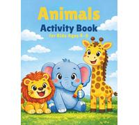 Animals Activity Book for Kids Ages 4-6: Fun and Educational Activities Including Mazes, Coloring, Tracing, Dot to Dot, and Puzzles