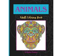 Animals: Adult coloring book