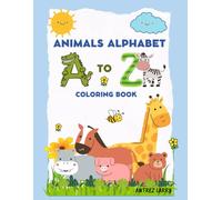 Animals Alphabet A to Z Coloring Book