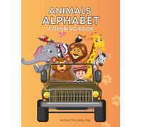 Animals Alphabet Coloring Book for Kids: Easy Learning for Toddlers and Preschool Kids Ages 2-6: 60 Fun A-Z Pages with Big, Simple Designs