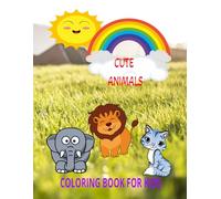 Animals and birds bold & easy coloring book for kids and Adults