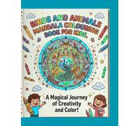 Animals and birds mandala colouring book for kids