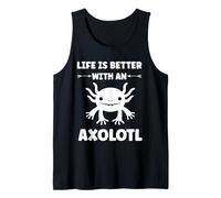 Animals axolotl funny simple life is better with a axolotl Canotta