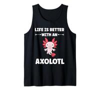 Animals axolotl funny simple life is better with a axolotl Canotta