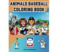 Animals Baseball Coloring book