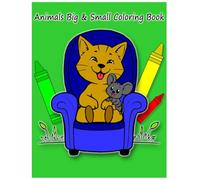 Animals Big & Small Coloring Book