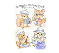 Animals' Career Park: A Fun Coloring Book for Kids
