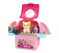 Animals Cartoon Pet Toys Realistic Vet Backpack Toy - Kitten