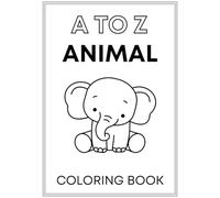 Animals Coloring & Alphabets Tracing Book
