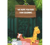 Animals Coloring and Writing Adventures!: Fun ABC Coloring Pages for Kids Ages 3-6