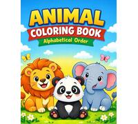 Animals coloring book for kids: Alphabetical Order