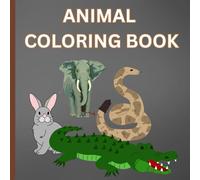 Animals Coloring Book For Kids: Education Coloring Pages with Animals for Pre School Children Ages 3-5