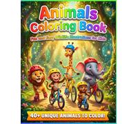 Animals Coloring Book: Fun and Easy Wildlife Illustrations for Kids