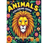 Animals Coloring Book: Simple and fun mandala designs