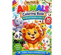 ANIMALS COLORING BOOK: super cute wild animals coloring book